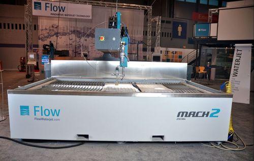 CNC cutting machine / steel / abrasive water-jet / high-precision