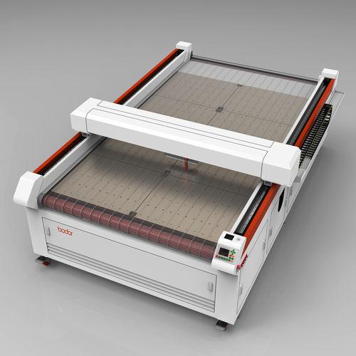 CNC cutting machine / textile / CO2 laser / large-format