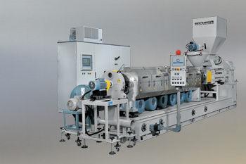 pelletizing extrusion line / for PVC