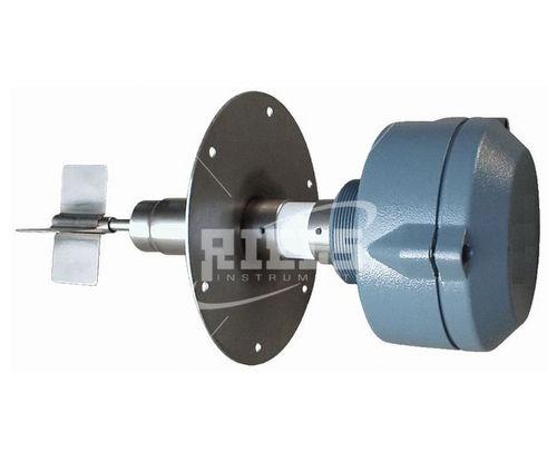 rotary paddle level switch / electromechanical / for solids / flange