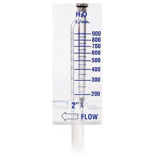 Pitot tube flow meter / plastic tube / for liquids / stainless steel