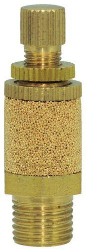 flow-control silencer / for valves / bronze