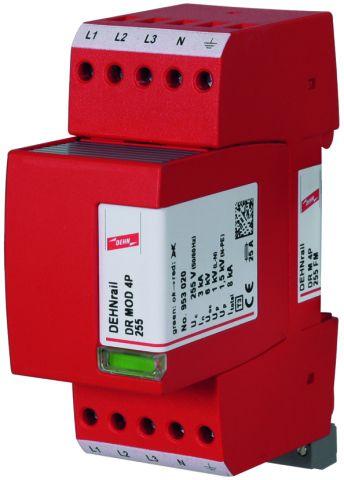 type 3 surge arrester / DIN rail / modular / multipolar