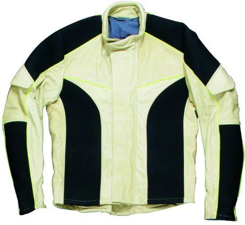 arc protection jacket / fire-retardant / leather / breathable