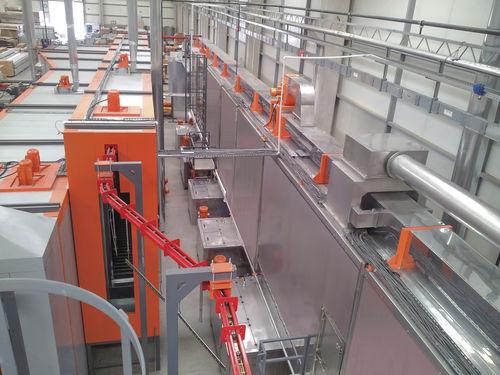 dipping surface pre-treatment line