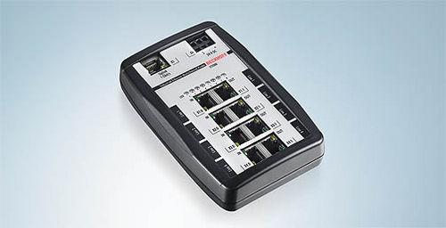 unmanaged network switch / industrial / 8 ports / compact