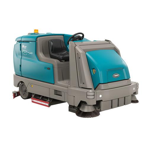 ride-on sweeper-scrubber-dryer / battery-powered