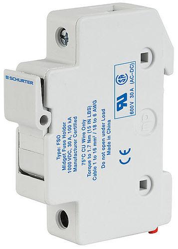 DIN rail fuse holder / for photovoltaic applications