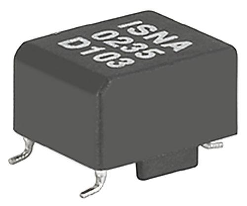 pulse transformer / AC / encapsulated / for printed circuit boards