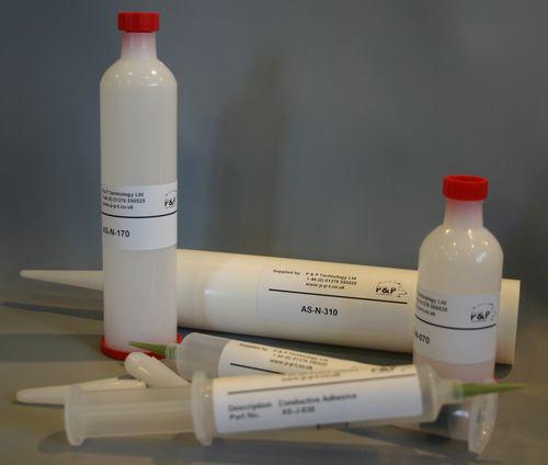 silicone adhesive / single-component / electrically-conductive / for rubber