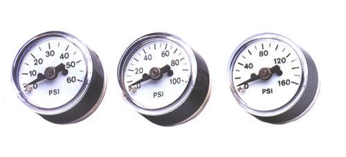 pressure gauge / Bourdon tube / dial / for air / brass