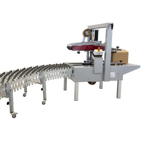 four-flap carton sealer / high-speed / semi-automatic