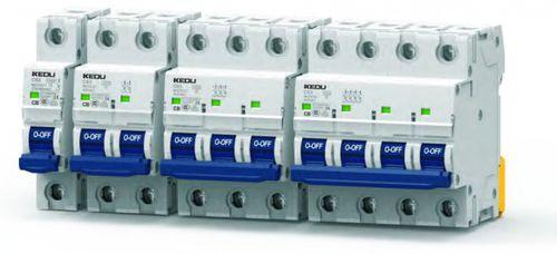 manual reset circuit breaker / molded case / DIN rail