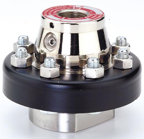 diaphragm seal with threaded connection / for pressure gauges / chemical process