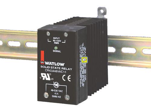 solid state relay with heatsink / compact / DIN rail / single-phase