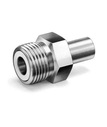 weld fitting / straight / stainless steel / for tubes