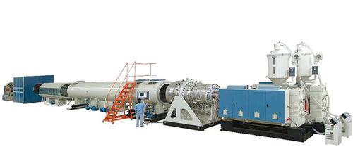 pipe extrusion line / for HDPE / for gas pipes / 3 layers