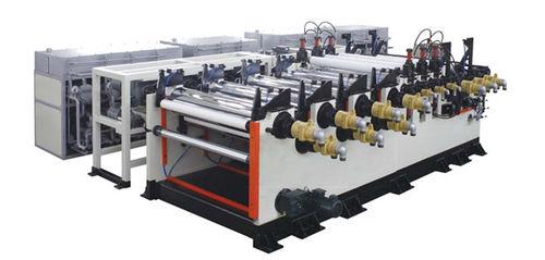 flat-film extrusion line / for PE / for stretch film