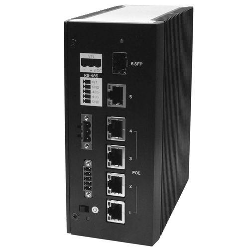 industrial network switch / PoE / gigabit / 4-port