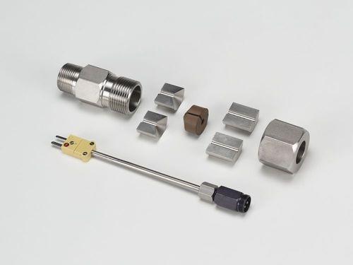 probe feedthrough / for tubes / split / single-element