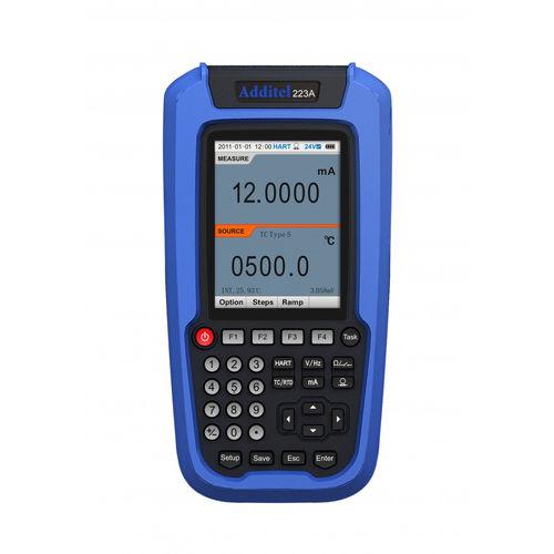 pressure calibrator / multifunction / temperature / HART