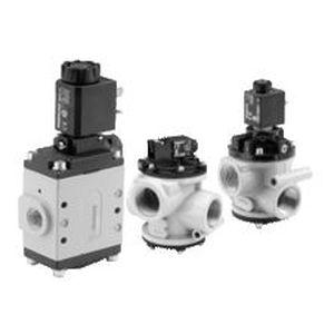 pneumatic valve / poppet / solenoid-driven / for air