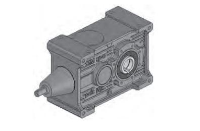 bevel gear reducer / helical / hollow-shaft / heavy-duty