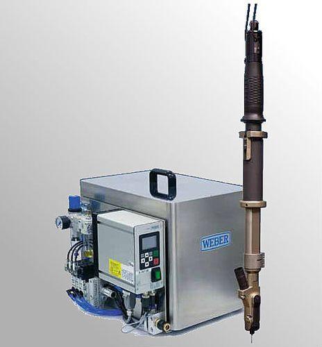 corded electric screwdriver / stationary / with automatic feed / straight model