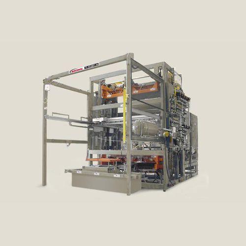 automated thermoformer / twin-sheet / for hollow plastic parts / for cup production