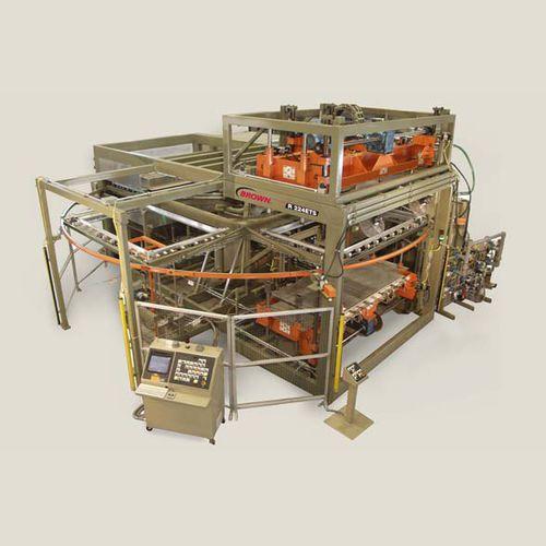 automated thermoformer / twin-sheet / for hollow plastic parts / for food packaging