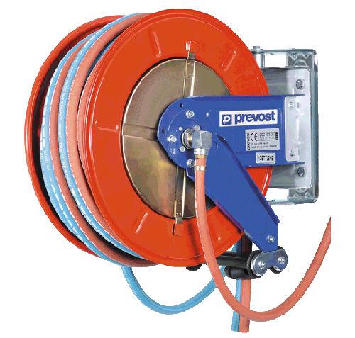 hose reel / manual / double / fixed