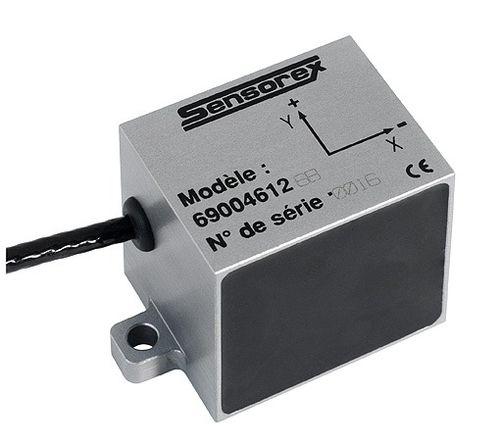 2-axis inclinometer / voltage output / capacitive / miniature