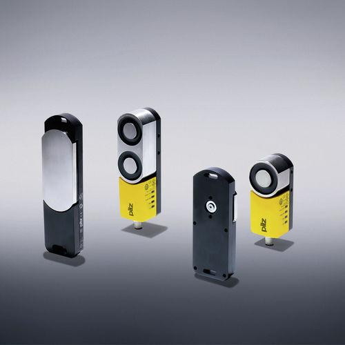 safety gate system with solenoid interlock