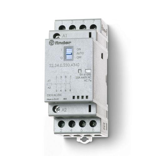 electromagnetic contactor / modular / DIN rail