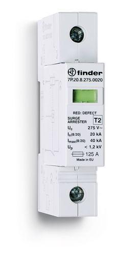 type 2 surge arrester / DIN rail / single-phase / three-phase