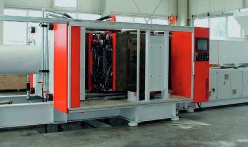 horizontal injection molding machine / hydraulic / rotating table