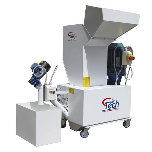 knife plastic granulator / rotor / mobile / compact