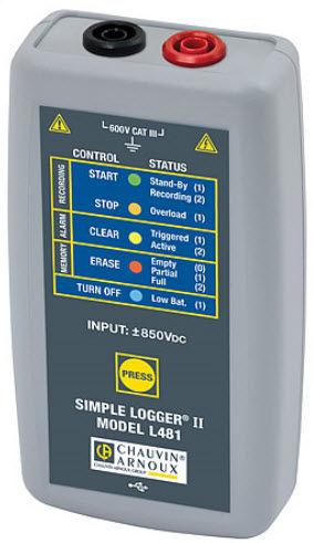 voltage data-logger / programmable / USB / compact