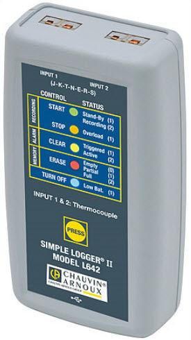 temperature data-logger / programmable / USB