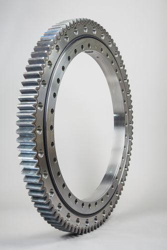 external-toothed slewing ring / roller / single-row