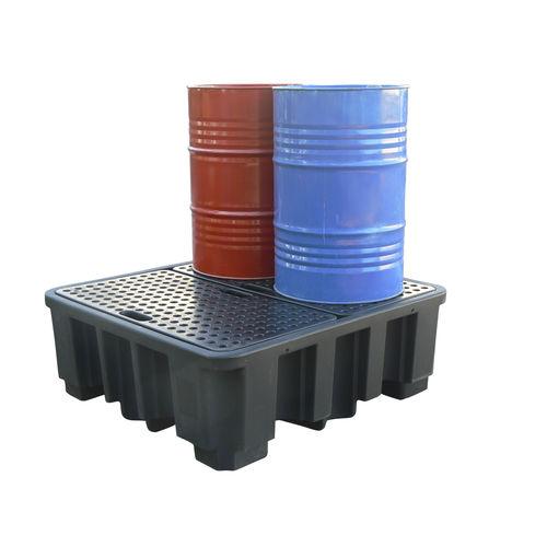 drum containment bund / 4-drum / polyethylene / self-suppporting