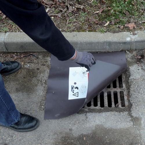 mat / drain cover / pollution-control / exterior / magnetic