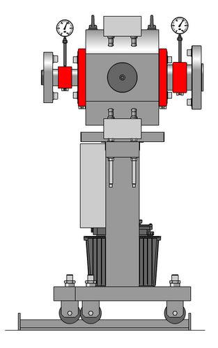 discontinuous screen changer / single-piston / hydraulic