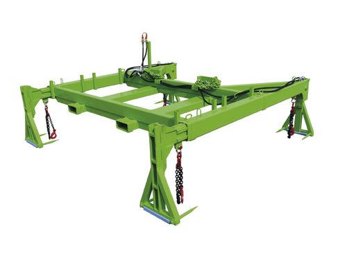 secure spreader beam / adjustable / hydraulic