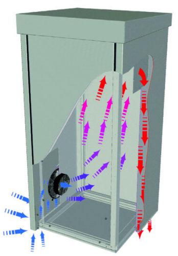 storage cabinet / free-standing / double door / aluminum