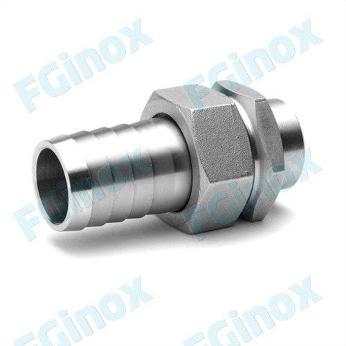 male fitting / union / splined / straight