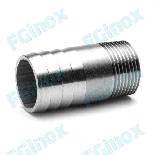hydraulic adapter / for pipes / threaded / male hose
