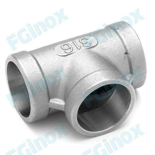 female fitting / weld / T / stainless steel