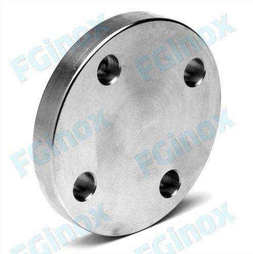 pipe flange / stainless steel / solid