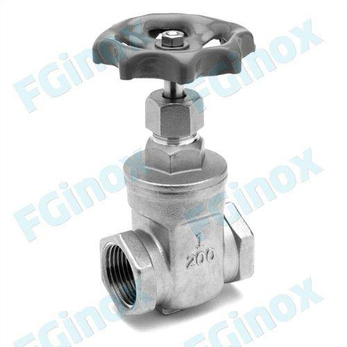 gate valve / manual / for gas / female-female